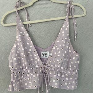 Princess Polly purple floral top